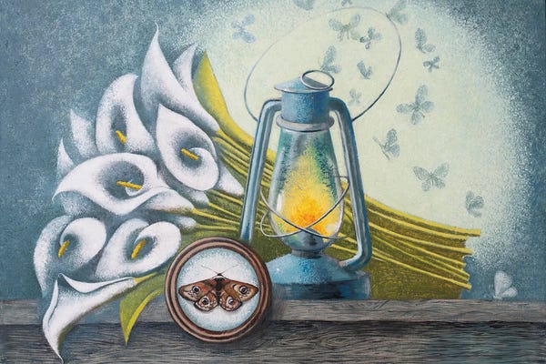 Calla Lilies: Still Life by Elena Shichko