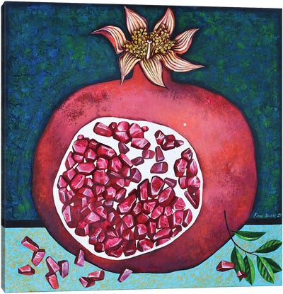 Treasure Canvas Art Print - Pomegranate Art