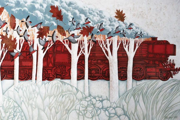 Trains: Сan't Stop, Can't Hold by Elena Shichko