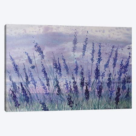 Lavender Canvas Print #SIK35} by Elena Shichko Canvas Wall Art