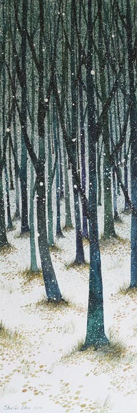 Dining Room: Blue Forest by Elena Shichko