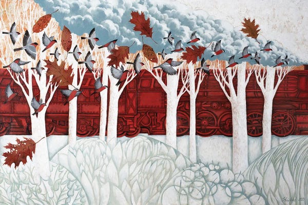 Elena Shichko: Unstoppable Train by Elena Shichko