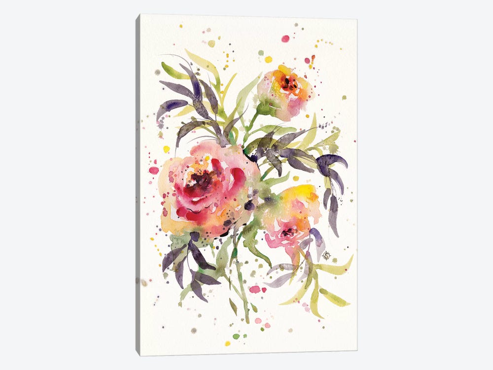 Floral Dayz by Sillier Than Sally 1-piece Art Print