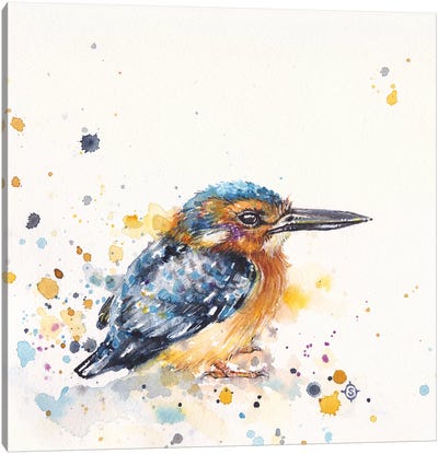 Kingfisher Lane Canvas Art Print - Sillier Than Sally