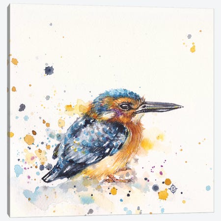 Kingfisher Lane Canvas Print #SIL30} by Sillier Than Sally Canvas Artwork