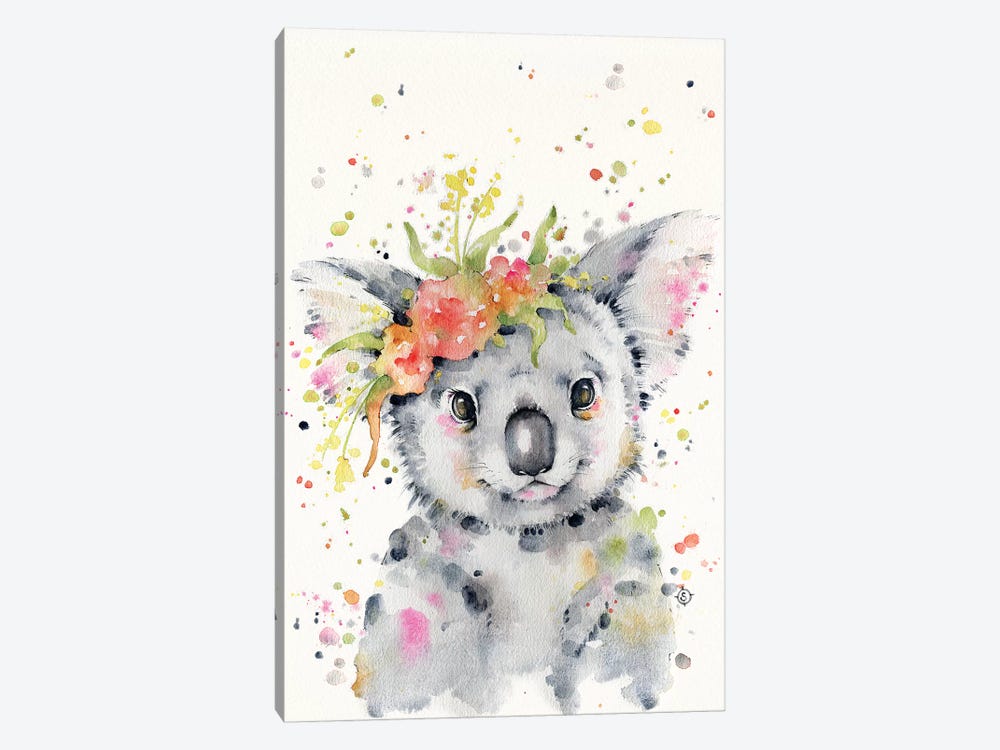 Little Koala by Sillier Than Sally 1-piece Canvas Artwork