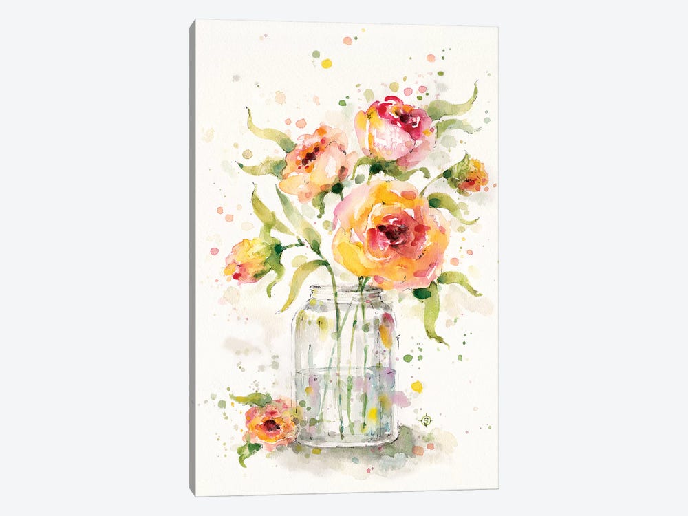 A Jar Of Joy by Sillier Than Sally 1-piece Canvas Print