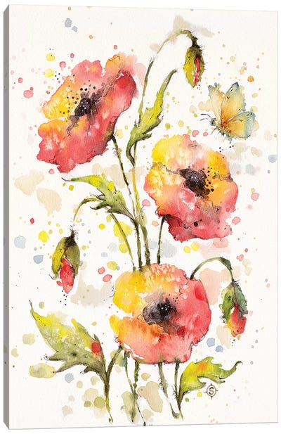 Poppies Galore Canvas Art Print