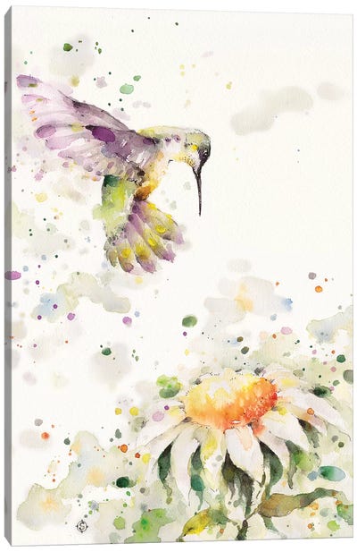 The Best Of Friends Canvas Art Print - Hummingbird Art