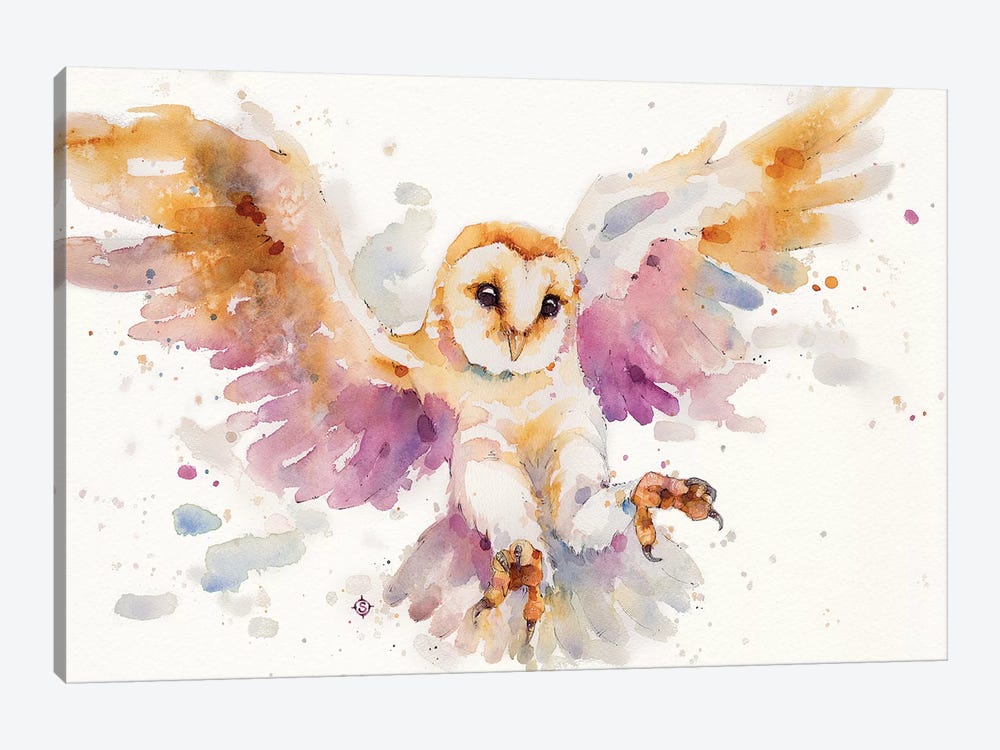 Twilight Owl 1-piece Canvas Print