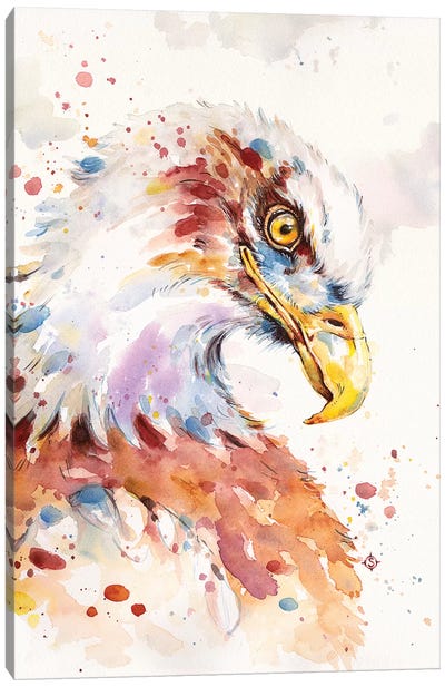 Wild & Free Canvas Art Print - Eagle Art
