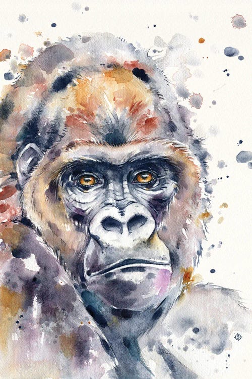 A World Away (Gorilla) by Sillier Than Sally wall art