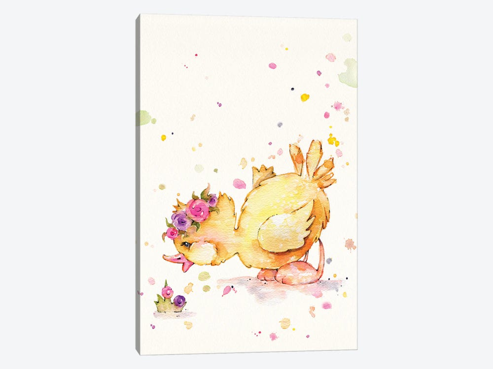 Sweet Duck by Sillier Than Sally 1-piece Canvas Art