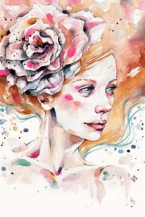As Delicate As A Wildflower by Sillier Than Sally wall art