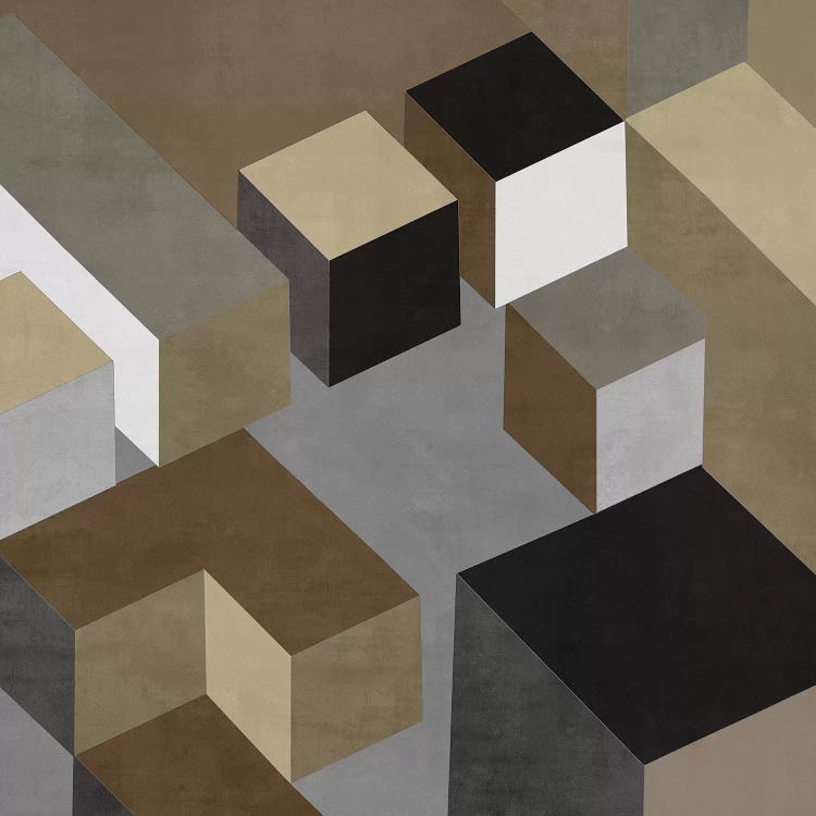 Cubic In Neutral I by Todd Simmons wall art