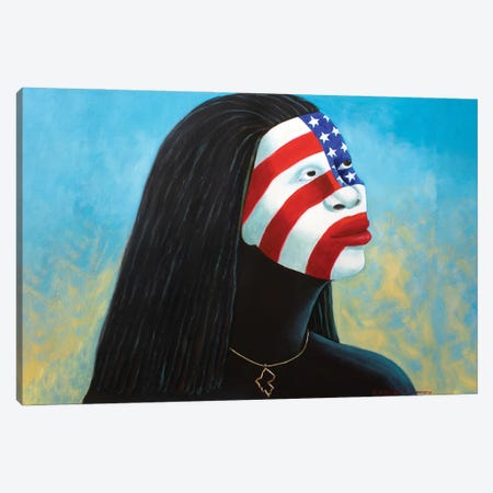 I Too Am American Canvas Print #SIO21} by Carol A. Simmons Canvas Wall Art