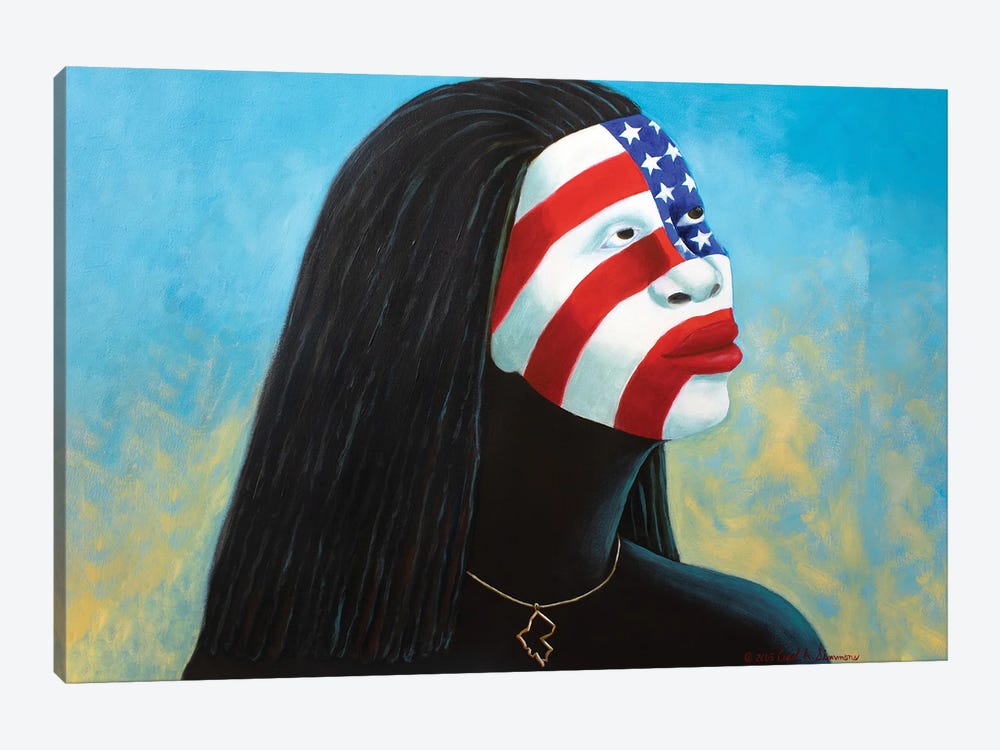 I Too Am American by Carol A. Simmons 1-piece Canvas Art