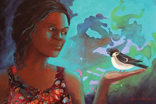 Carol A. Simmons: He Watches by Carol A. Simmons