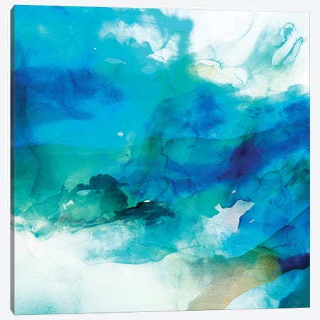 Ephemeral Blue I Canvas Print #SIS100} by Sisa Jasper Canvas Print