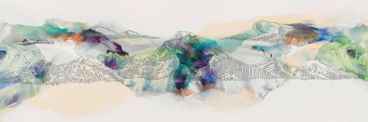 Abstract Mountain Range