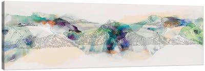 Abstract Mountain Range Canvas Art Print - Sisa Jasper