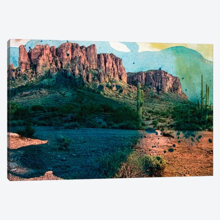 Arizona Abstract Canvas Print #SIS11} by Sisa Jasper Canvas Art Print