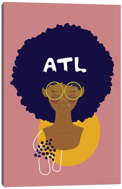 Atl Canvas Art Print - Atlanta Art