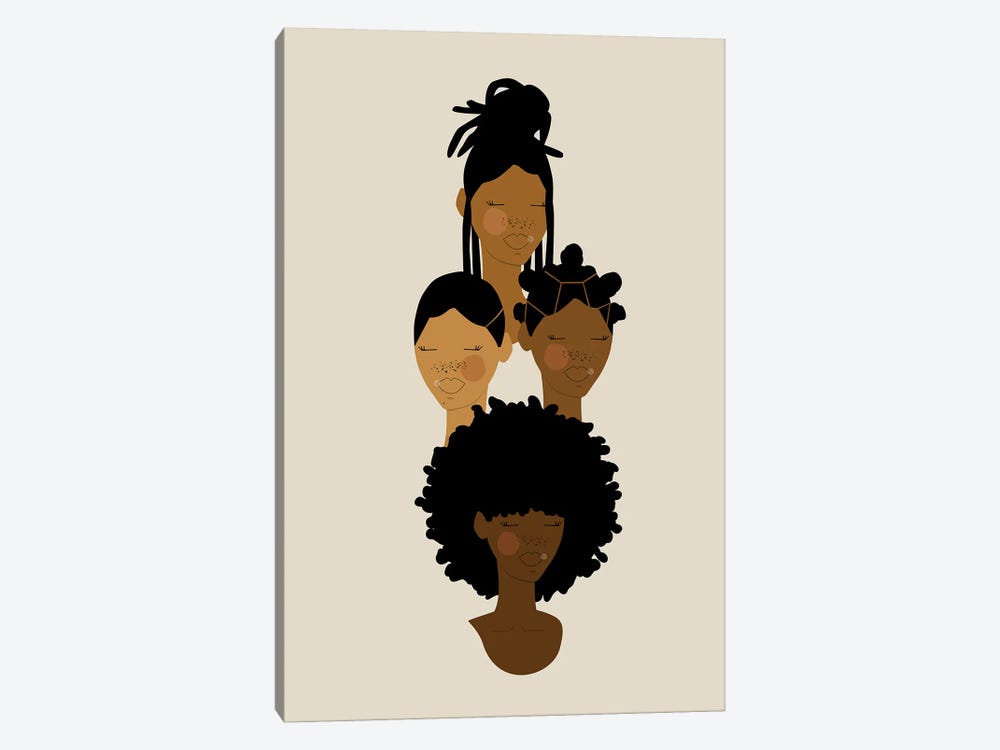 Us by sheisthisdesigns 1-piece Canvas Artwork