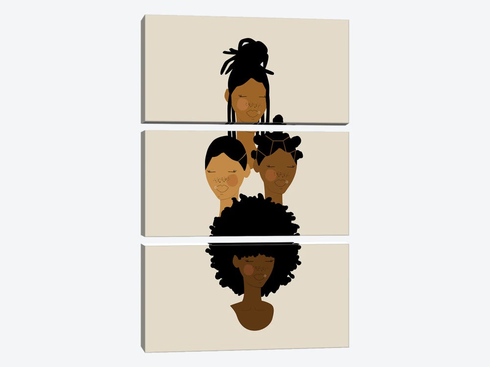 Us by sheisthisdesigns 3-piece Canvas Artwork