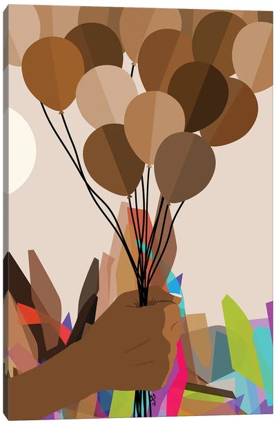 All Of Us Canvas Art Print - Balloons