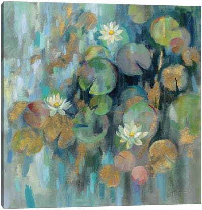 Magic Lily Pond Canvas Art Print - Silvia Vassileva