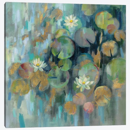 Magic Lily Pond Canvas Print #SIV109} by Silvia Vassileva Canvas Art Print
