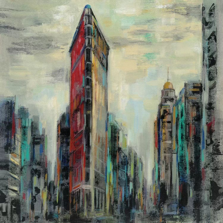 Manhattan Flatiron Building by Silvia Vassileva wall art