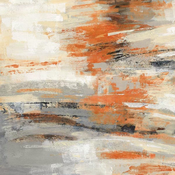 Office: Golden Dust Crop Orange by Silvia Vassileva