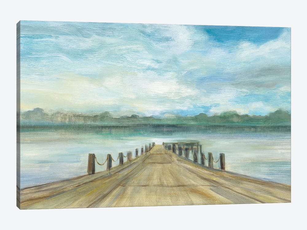 Lake Pier by Silvia Vassileva 1-piece Canvas Art Print