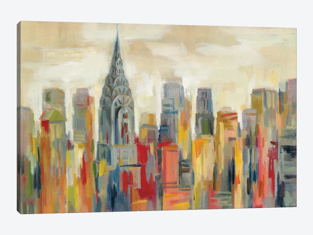 Manhattan - The Chrysler Building by Silvia Vassileva 1-piece Canvas Print