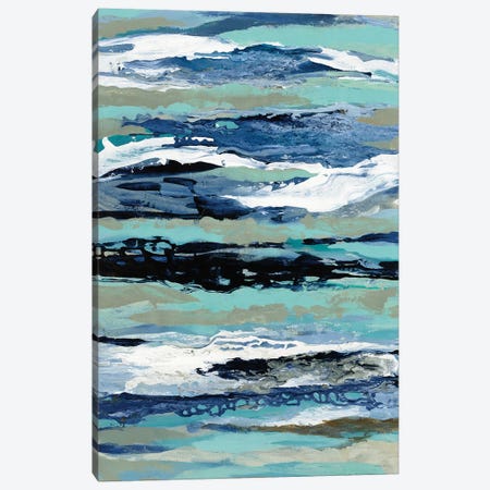 Coastal Sea Foam I Canvas Print #SIV147} by Silvia Vassileva Canvas Art