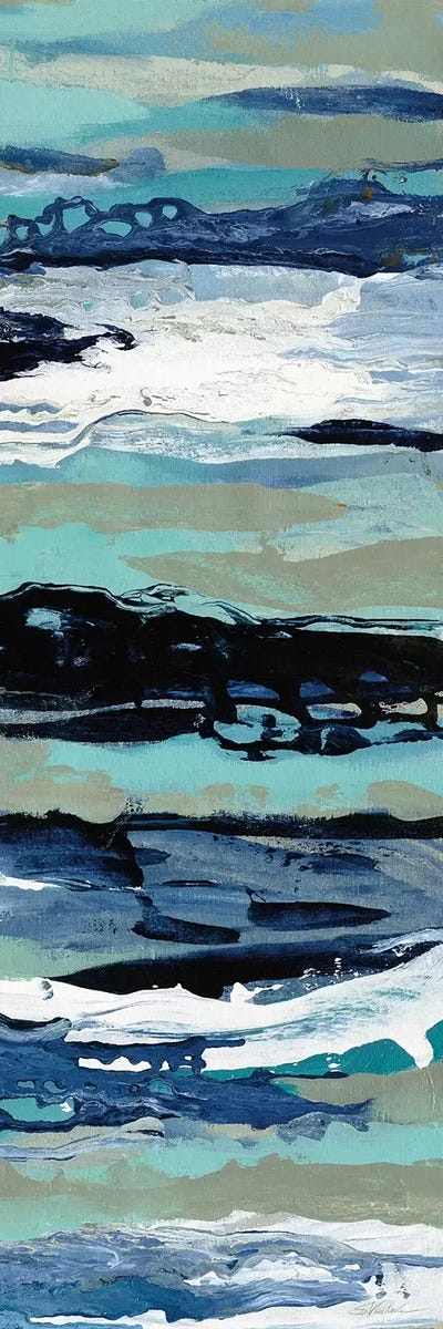 Coastal Sea Foam III by Silvia Vassileva acrylic art print