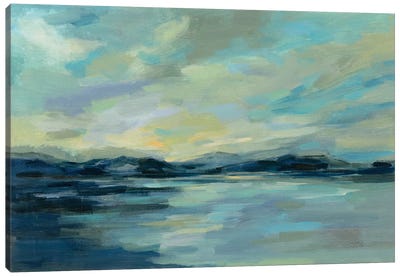 Indigo Sea Canvas Art Print - Coastline Art