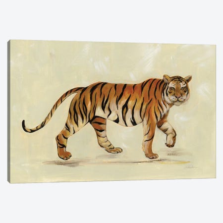 Walking Tiger Canvas Print #SIV157} by Silvia Vassileva Art Print
