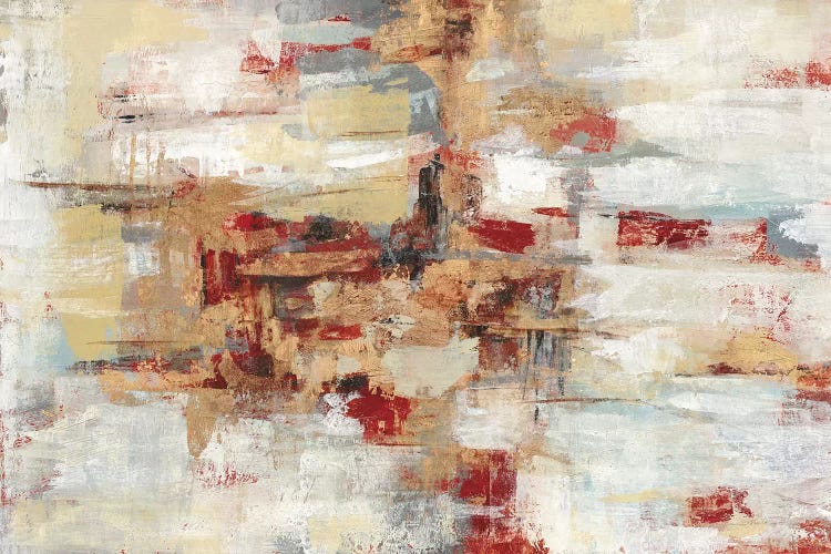 Old Bridge Reminiscence Red by Silvia Vassileva wall art