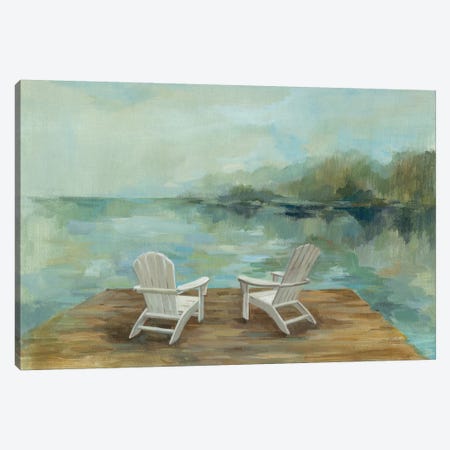 Lakeside Retreat I no Wood Canvas Print #SIV172} by Silvia Vassileva Canvas Art