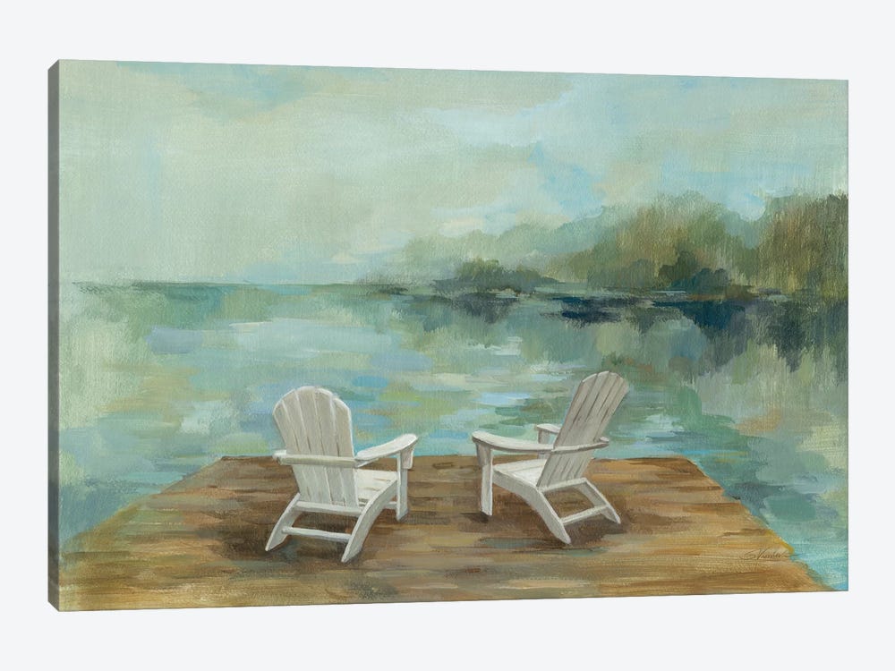 Lakeside Retreat I no Wood by Silvia Vassileva 1-piece Canvas Wall Art