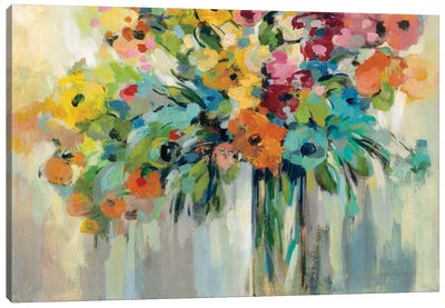 Cloud of Flowers Canvas Art Print - Best Selling Abstracts