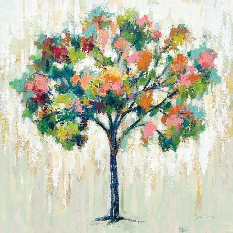 Blooming Tree Neutral by Silvia Vassileva wall art