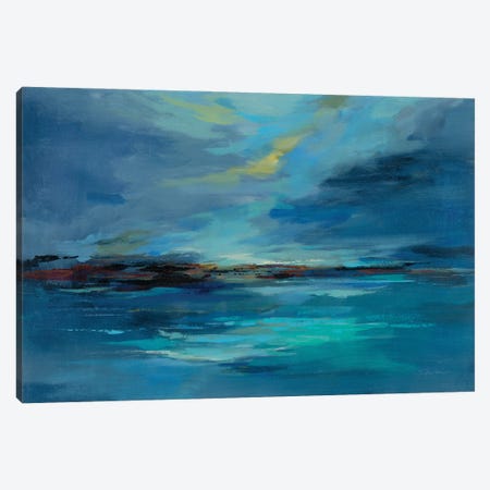Early Morning Sea Canvas Print #SIV209} by Silvia Vassileva Canvas Art