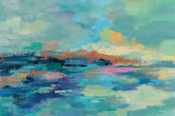 Abstract Bathroom: Summer Seaside by Silvia Vassileva