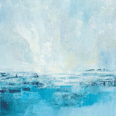 Coastal View II Aqua by Silvia Vassileva art print