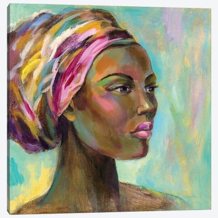 African Woman I Canvas Print #SIV250} by Silvia Vassileva Canvas Print