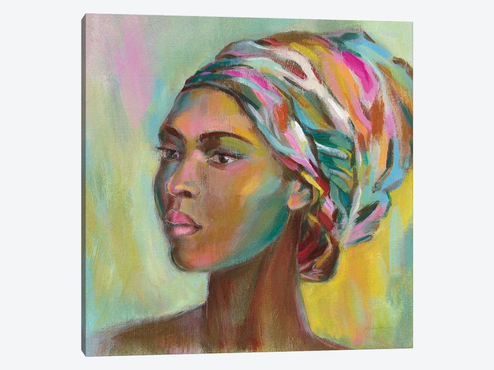 African Woman II 1-piece Canvas Print